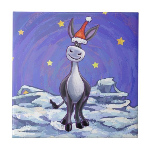 Carreau Noël de l'âne (Devant)