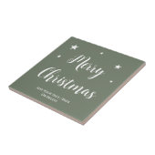 Carreau Noël gris vert Muet couleur tendance (Côté)
