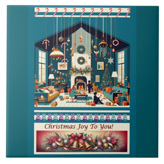 CARREAU NOËL JOUE À VOUS ! (Devant)