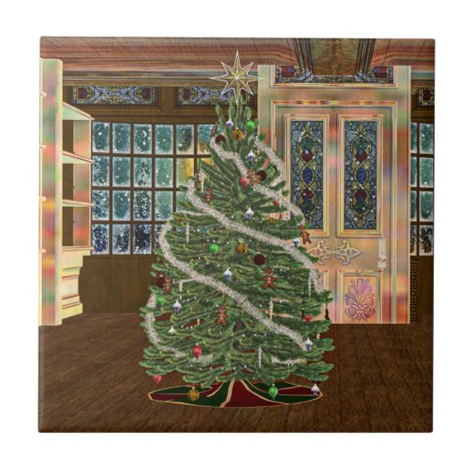Carreau Noël magique (Devant)
