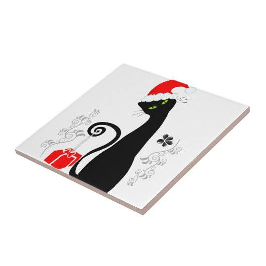 Carreau Noël moderne Kitty (Côté)