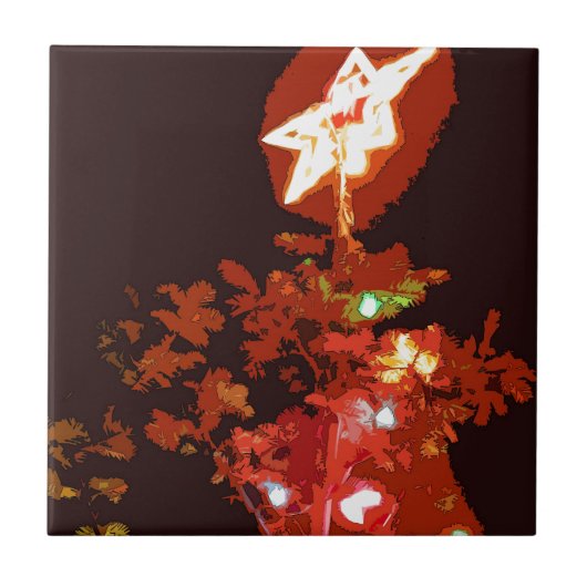 Carreau Noël peint (Devant)