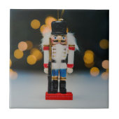 Carreau Noël SlipperyJoe nutcracker figurine ornement (Devant)