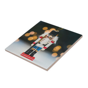 Carreau Noël SlipperyJoe nutcracker figurine ornement