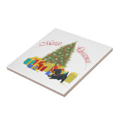 Carreau Noël Terrier Écossais (Côté)