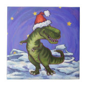 Carreau Noël Tyrannosaurus (Devant)