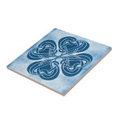 Carreau Noeud celtique bleu génial (Côté)