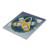 Carreau Noeud celtique de trinité (Côté)