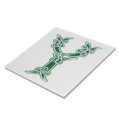 Carreau Noeud celtique du 16e siècle Capitale décorative Y (Côté)