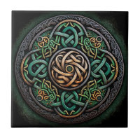 Noeud Celtique Green Gold