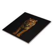 Carreau Noir 4 Luxe avec Noble Tiger (Côté)