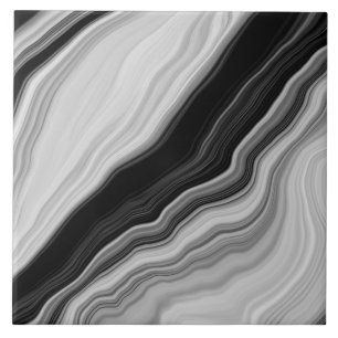 Carreau Noir & Blanc Marbre moderne Texture Carrelage en c