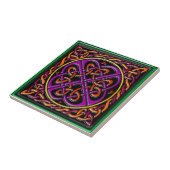 Carreau Noir celtique de tuile (Côté)