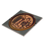 Carreau Noir-chiffre tasse de Laconian dépeignant un atta (Côté)