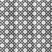 Carreau Noir et blanc géométrique symétrique moderne