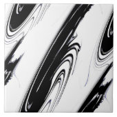 Carreau Noir et blanc moderne (Devant)