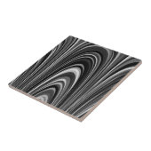 Carreau Noir et blanc moderne (Côté)