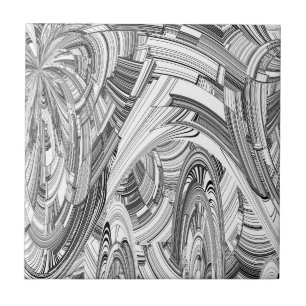 Carreau Noir et blanc moderne