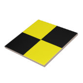 Carreau Noir et jaune coché (Côté)