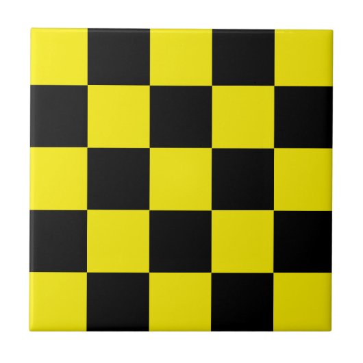 Carreau Noir et jaune - Sport - (Devant)