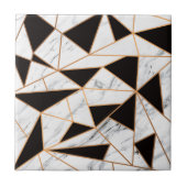 Carreau Noir et Marbre blanc (Devant)