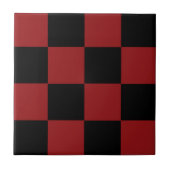 Carreau Noir et rouge coché (Devant)