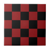 Carreau Noir et rouge - Sport - (Devant)