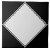 Carreau noir gris et blanc (Devant)