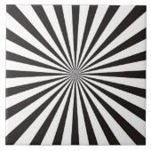 CARREAU NOIR SUR LA CONCEPTION BLANCHE (Devant)