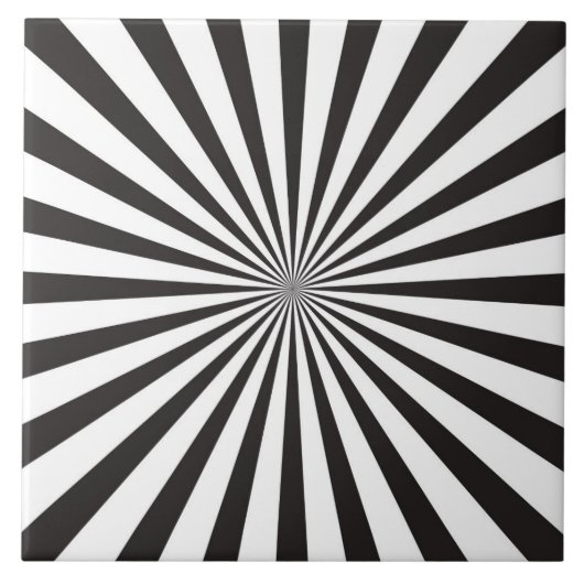 CARREAU NOIR SUR LA CONCEPTION BLANCHE (Devant)