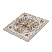 Carreau Nom de famille du bouclier Griffin Lion (Côté)