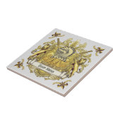 Carreau Nom de famille du chevalier jaune (Côté)