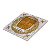 Carreau Nom de famille Fleur De Lis (Côté)