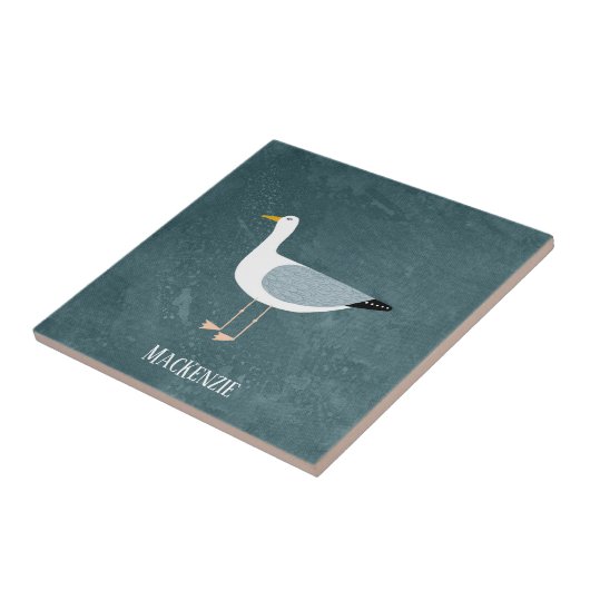 Carreau Nom de mouette mignonne (Côté)