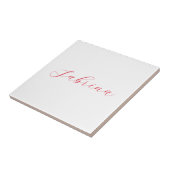 Carreau Nom d'écriture professionnelle classique personnal (Côté)