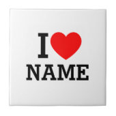 Carreau Nom du coeur (Devant)