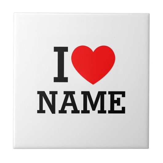 Carreau Nom du coeur (Devant)