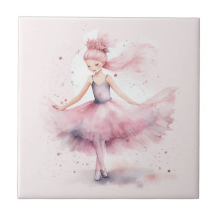 Carreau Nom du script de ballerine de cétaceur