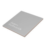 Carreau Nom minimaliste moderne rétro (ou autre texte)<br><div class="desc">Design personnalisable moderne avec un nom ou un autre texte.</div>