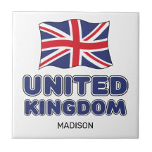 Nom personnalisé Drapeau Royaume-Uni