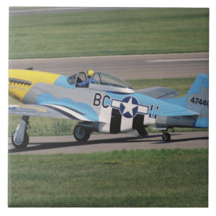 Carreau North American P-51 D Dazzling Donna sur la