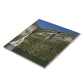 Carreau Norvège, Geirangerfjord (UNESCO), Geiranger. (Côté)