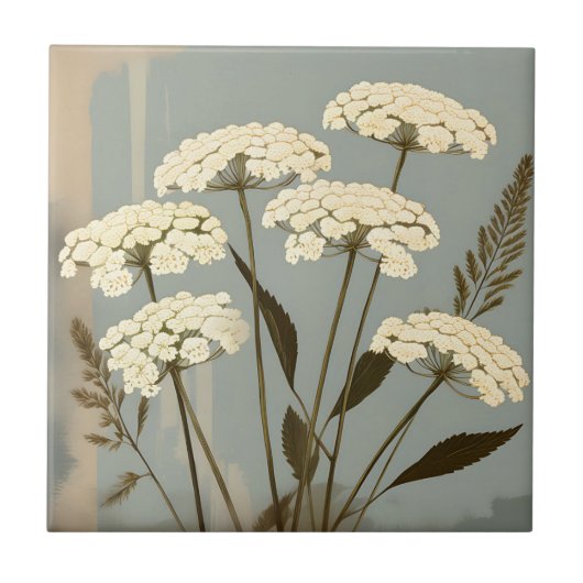 Carreau Nostalgic Yarrow Botanical (Devant)