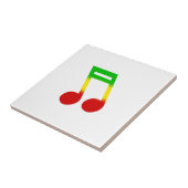 Carreau Note de musique de Rasta (Côté)