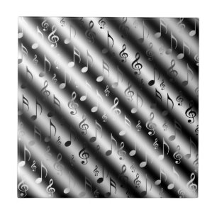 Carreau note, musique, métal, partition, groupe, clé de so