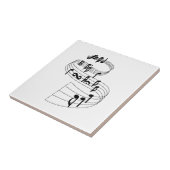 Carreau Notes de musique (Côté)