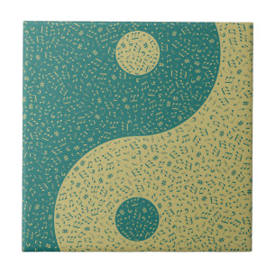 Carreau Notes de musique Yin Yang