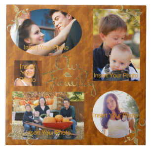 Carreau Notre collection d'albums photo famille