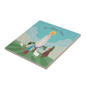 Carreau Notre-Dame de Fatima et les trois bergers (Côté)