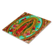 Carreau Notre Dame Guadalupe-Mexique Sainte Vierge Marie (Côté)